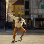 Psychological Tricks - A man is doing a trick on a skateboard