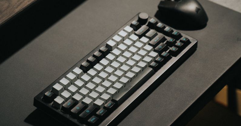 Gaming Mice - Wireless Mouse and Mechanical Gaming Keyboard on the Desk